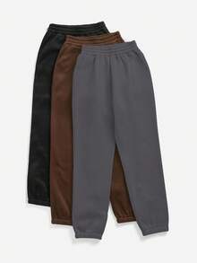 Easithlete Easithlete Pantalones de chándal de felpa de unicolor, ropa de invierno para mujer - Multicolor - Ver 3