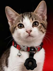 PETSIN 1 Stück Haustier-Tracker-Schutzband; Haustier-Tracker-Schutz; verstellbare Größe Halsband; tragbarer abnehmbarer Tracker-Schutz; Haustier-Halsband; Haustier - Verschiedenfarbig - Übersicht 24