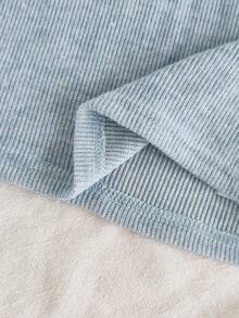 SHEIN Vintaside Kids Baby Mädchen Lässiges, vielseitiges Set aus Langarm-Top mit Schleifendekor und Hose, geeignet für Frühling, Herbst, Winter, Innen- und Außenbereich, Alltagskleidung