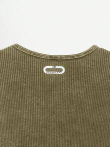 NEON BLANC 男士街头时尚针织圆领字母与图案印花长袖 T 恤