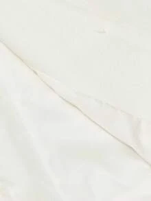 SHEIN MOD 女士优雅大衣，毛领喇叭袖，腰部收紧设计，适合冬季、秋冬季、新年、派对、圣诞节等场合，尽显优雅气质，喇叭袖设计，时尚秋季新款女装，法式度假风，露台休闲，魅力四射，下午茶优雅装扮，时尚秋季新款女装，黑色半身裙 - 杏色 - 查看 6