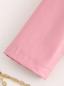 SHEIN 3pcs Baby Girl Fashionable Casual Solid Color Jacket And Pants Set, Spring/Autumn - Pink - View 6
