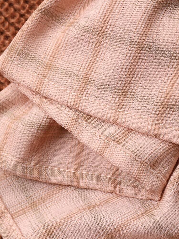 Dazy Plus Plaid Patchwork 2 In 1 Casual Round Neck Sweater, Fashion Cardigan For Plus Size Women, Autumn/Winter