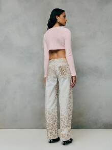 TypaGal This Cropped Fuzzy Knit Top Delivers A Flattering, Minimalist Silhouette. A Statement Piece Among Casual Blouses For Women, Perfect For Modern Casual Wardrobes.