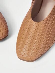 MOTF ZAPATOS PLANOS TIPO MARY JANE DE PIEL DE PU - Marrón - Ver 3