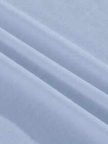 Manfinity ZONE917 Men's Loose Fit Spade A Smoky Skull Dice Print Oversized Short Sleeve T-Shirt, Haze Blue