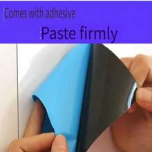 SHEIN 1 卷磁性墙饰 - 可重复使用 PVC 黑板，非常适合办公室、家庭或教室装饰，办公室墙面装饰 | 现代墙面装饰 | 可重复使用黑板 - 彩色 - 查看 6