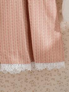 Souflis 2025 Herbst/Winter Neu Elegantes Vintage Französischer Stil Rotes Kleid mit Peter Pan Kragen, geeignet für Ausflüge, Zusammenkünfte, Partys und andere Anlässe - Rot - Übersicht 7