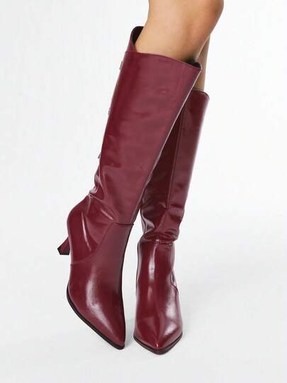 Grunge Punk Women's Fashionable Party High Heel Over-The-Knee Boots