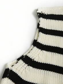 Franclia Damska kamizelka dzianinowa z kokardą w dużym rozmiarze, nowy wzór na jesień/zimę