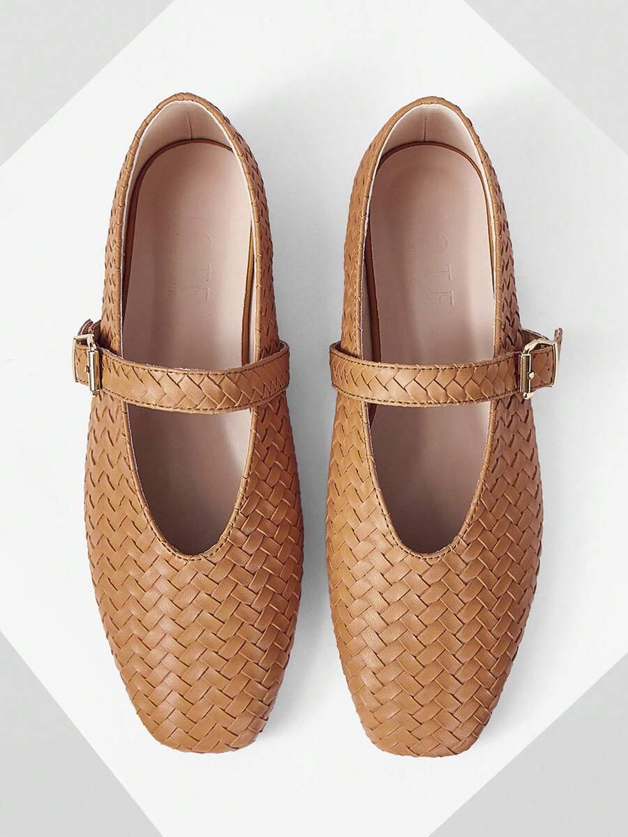 MOTF ZAPATOS PLANOS TIPO MARY JANE DE PIEL DE PU - Marrón - Ver 1