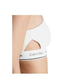 Calvin Klein Women's Swimsuit Tops - White - View 5