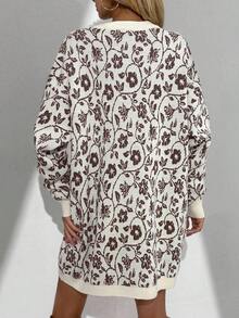 EURMUSE Soft Touch Crew Neck Pullover Sweater - Chocolate Brown - View 2