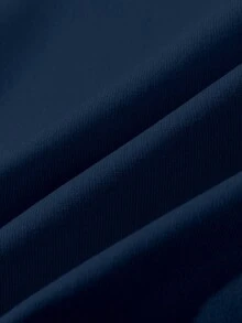 Butterfly Print Hooded Sweatshirt For Young Girls, Suitable For Autumn/Winter - Navy Blue - View 3