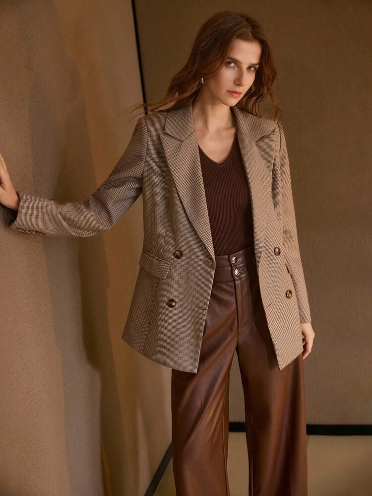 WOMEN LOOSE FIT STRUCTURED BLAZER, NICHE EUROPEAN AND AMERICAN DESIGN