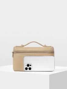 MOTF PREMIUM HOLLOW OUT SQUARE HANDBAG - Pink apricot - View 4