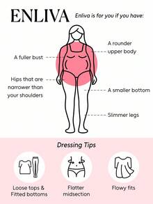 Enliva Plus Size Women's Loose Hooded Dress, Long Sleeve Dress With Pockets/Autumn /Winter