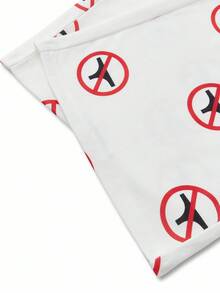 Shutterstock Y2Kool 女士趣味“不穿内裤”印花宽松阔腿运动裤，Y2K街头风，秋冬Y2K下装睡裤，Y2K阔腿裤，休闲裤，时尚服饰系列，新年穿搭，辣妹风白色 - 白色 - 查看 5