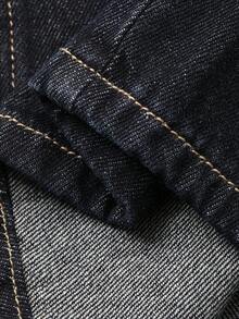 DAZY Tween Girl Wide Leg Denim Jeans, Fall - Blue - View 9