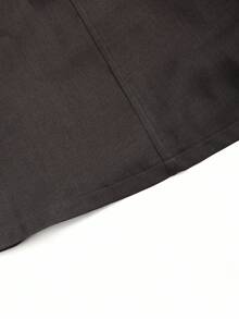 Franclia Shorts curtos casuais em tecido liso cinza escuro, com perna reta e zíper, para tamanhos plus size. Shorts curtos de couro preto para mulheres. Shorts pretos de cintura alta, shorts elegantes femininos.