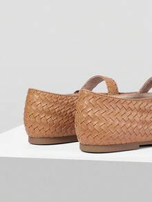 MOTF ZAPATOS PLANOS TIPO MARY JANE DE PIEL DE PU - Marrón - Ver 4