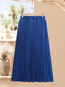 Lacomfia Plus Size Long Sleeve Maxi Dress 2 Pieces Set Fall Cloth For Women - Blue - View 5