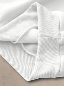 Manfinity EMRG Men's Letter Print Drawstring Hoodie And Straight Leg Pants Set, Autumn/Winter - Multicolor - View 6