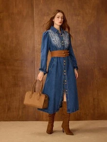 MOTF PREMIUM BOLSO TOTE CUADRADO DE PIEL DE PU - Marrón - Ver 6