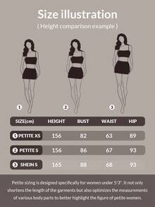 SHEIN PETITE Women's Casual Washed Low Waist Slim Fit Jeans - Blue - View 6