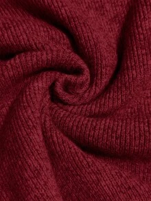 Comfortcana 秋冬大码女式蝴蝶装饰镂空设计长袖时尚套头衫