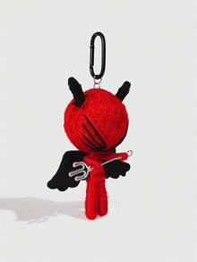 ROMWE Goth Bag Charms - Black red - View 3