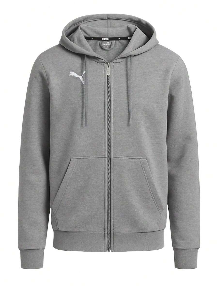 Puma TeamGOAL Women's Hooded Jacket Grey - Gray - View 1