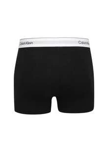 Calvin Klein 3 طقم سروال داخلي رجالي - أسود/أسود/أزرق - مشاهدة 3