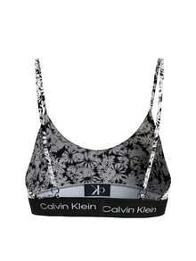 Calvin Klein Women's Sports Bra - Black and White - View 4
