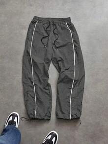 Sport MetroGents Herren Jogginghose mit Kordelzug und Taschen, lässige Sporthose