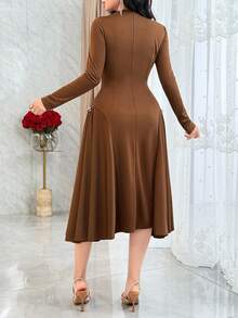 Modelyn Asymmetric Neckline Elegant Cocktail Dress,Dresses For Women Elegant