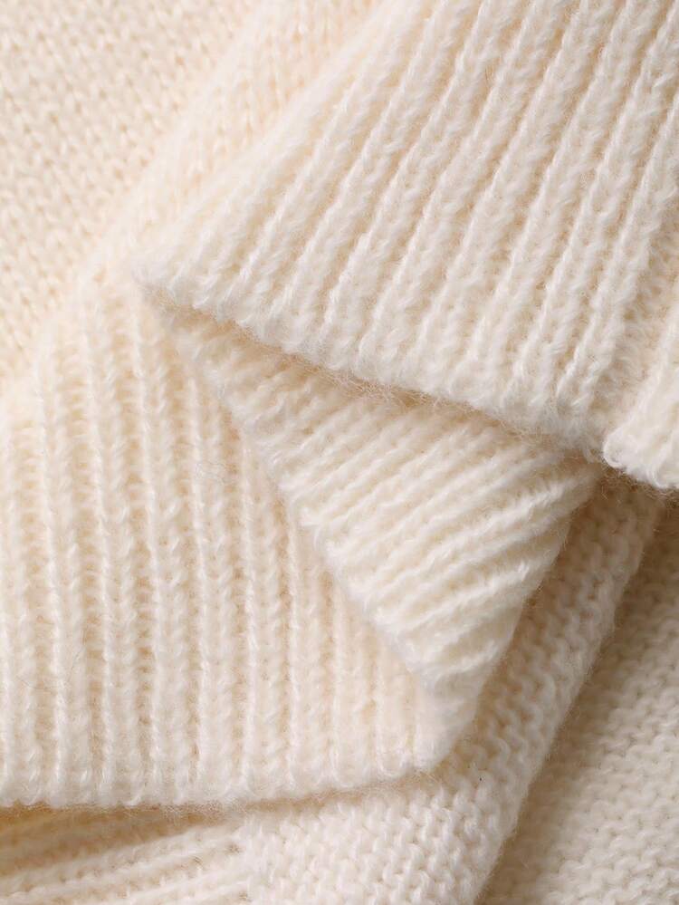 Tween Girls' Casual Cardigan With Bow & Cartoon Dog Embroidery, Long Sleeve, Autumn/Winter