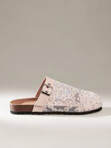 Solecia 女士舒适棕色平底勃肯鞋