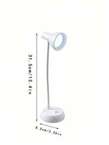 1 Led Table Lamp, Portable Wireless Battery Bedside Reading Lamp In Student Dormitory, Suitable For Home Office Reading Lamp,Lamp For Study, Reading, Bedroom & Dormitory