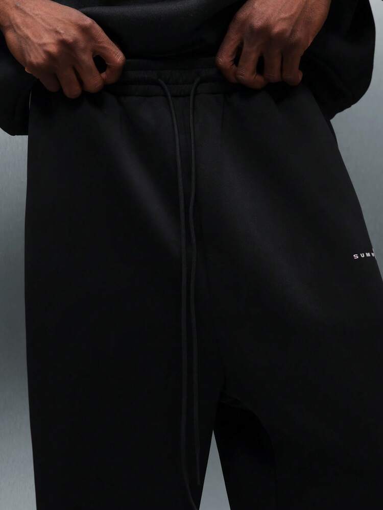 PLAYBOY X SUMWON Wide Leg Sweatpants With Contrast White Piping