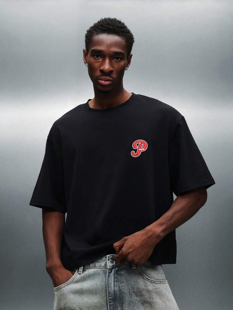 PLAYBOY X SUMWON T-shirt squadrata con grande stampa sul retro