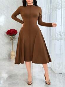 Modelyn Asymmetric Neckline Elegant Cocktail Dress,Dresses For Women Elegant