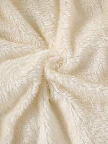 SHEIN 少女休闲短款连帽棉衣，保暖内衬，宽松版型，舒适，适合秋冬季日常穿着、户外、派对、拍照