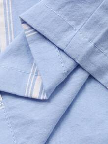 DAZY Kleine Mädchen Gestreifter Langarm Pyjama Set