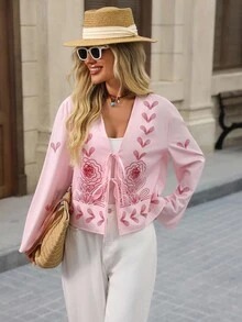 Brillora Women's Autumn And Winter Outerwear, Holiday And Date Tops, Casual Striped Printed Women's Shirts With Open Plackets And Ties, Suitable For Autumn And Winter Vacations, Shopping, Back-To-School Outfits, Very Simple Outfits, Women's Country Style Clothing, Office Wear, Old-Fashioned Style, Teacher's Outfits, Date Outfits, Graduation Season, Autumn Women's Clothing, Casual Tops, Fashionable Autumn And Winter Tops.