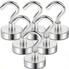 Magnetic Hooks,Strong Heavy Duty Cruise Magnet S-Hooks For Hanging, Cabins, Grill, Kitchen, Garage, Workplace And Office Etc Best Gifts Birthday Graduation - Multicolor - View 5