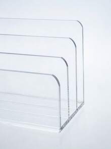 1 件亚克力文件夹，桌面文件整理器 | 亚克力桌面整理器，文件夹架，邮件分类器，文件夹，杂志分隔器，笔记本电脑，笔记本和信件整理器，适用于学校用品，返校 - 彩色 - 查看 8