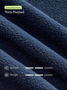 OutZeal Women Thermal Fleece Drawstring Waist Hip Length Outdoor Fleece Jacket Winter Fall Hiking Camping - Navy Blue - View 5