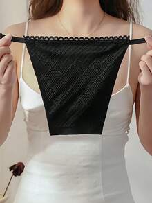 1/2pcs Women's Double-Layer Lace Bra Pad,Anti-Exposure Bra Anti-Slip Chest Patch Ice Silk Cool Double-Layer,Bralette Accessories, Removable & Washable Push Up Bra Pads Made Of Woven Polyester,Anti-Leakage Chest Shield Pads, Women's Lingerie & Underwear Accessories. - Multicolor - View 4