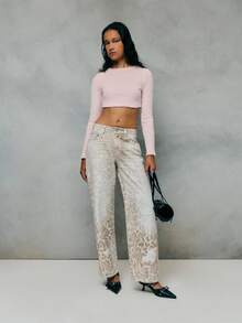 TypaGal This Cropped Fuzzy Knit Top Delivers A Flattering, Minimalist Silhouette. A Statement Piece Among Casual Blouses For Women, Perfect For Modern Casual Wardrobes.